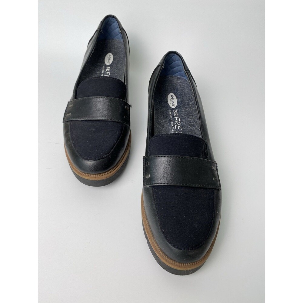 Dr Scholls Women’s Be Free Be You Black Slip On Comfort Loafers 7 M